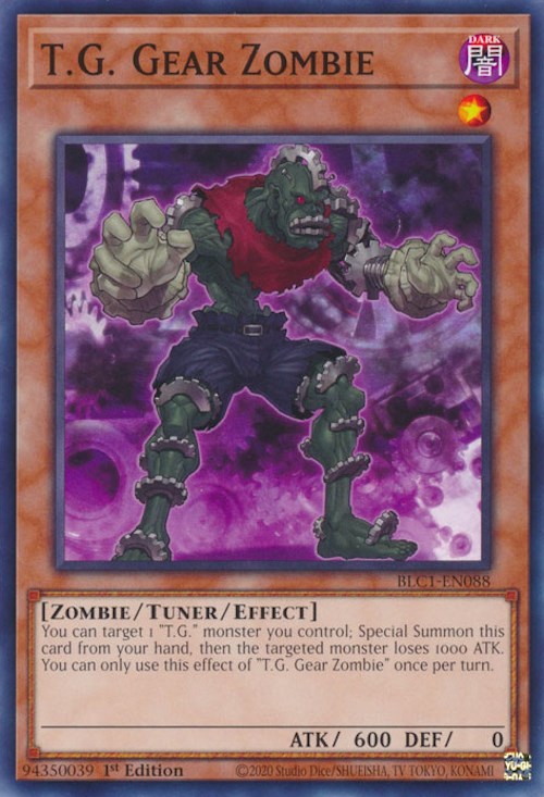 T.G. Gear Zombie [BLC1-EN088] Common | Tables and Towers