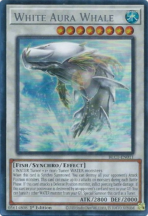 White Aura Whale (Silver) [BLC1-EN011] Ultra Rare | Tables and Towers