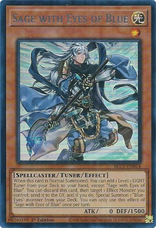 Sage with Eyes of Blue (Silver) [BLC1-EN014] Ultra Rare | Tables and Towers