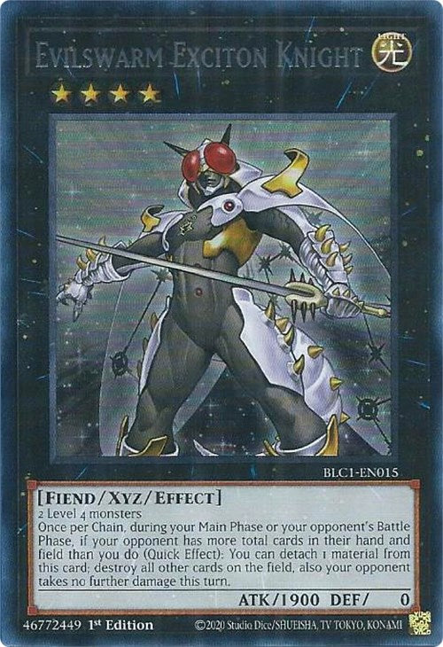 Evilswarm Exciton Knight (Silver) [BLC1-EN015] Ultra Rare | Tables and Towers