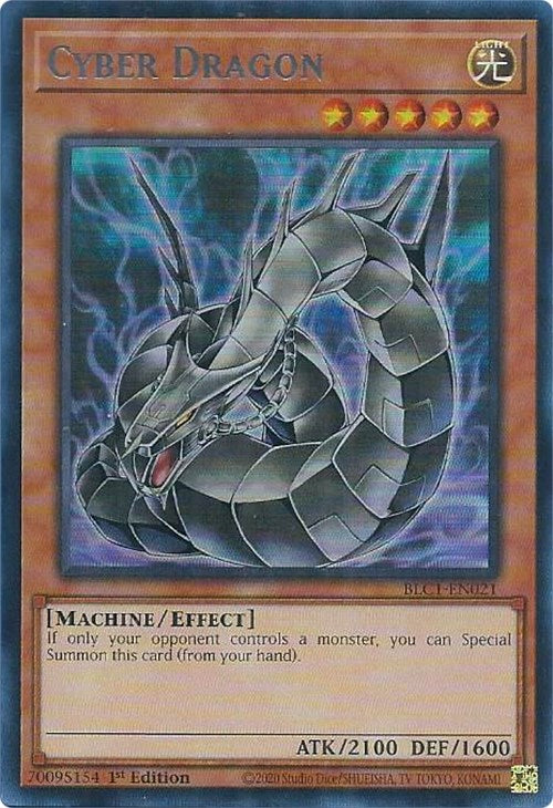 Cyber Dragon (Alternate Art) (Silver) [BLC1-EN021] Ultra Rare | Tables and Towers