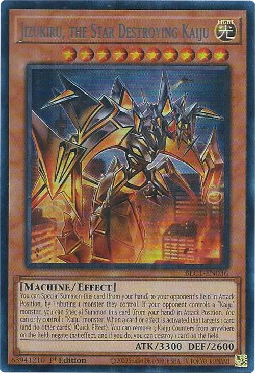 Jizukiru, the Star Destroying Kaiju (Silver) [BLC1-EN036] Ultra Rare | Tables and Towers