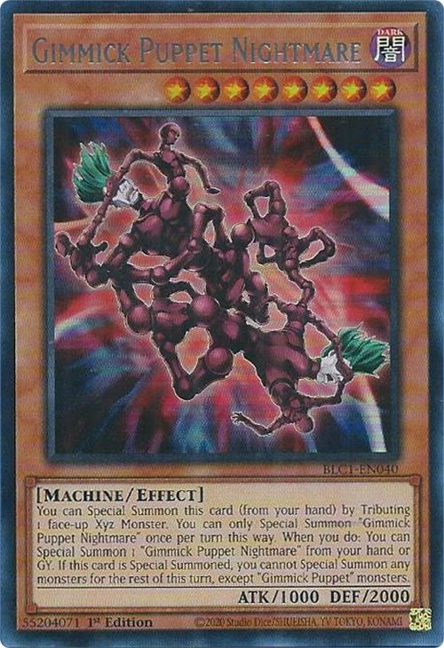 Gimmick Puppet Nightmare (Silver) [BLC1-EN040] Ultra Rare | Tables and Towers