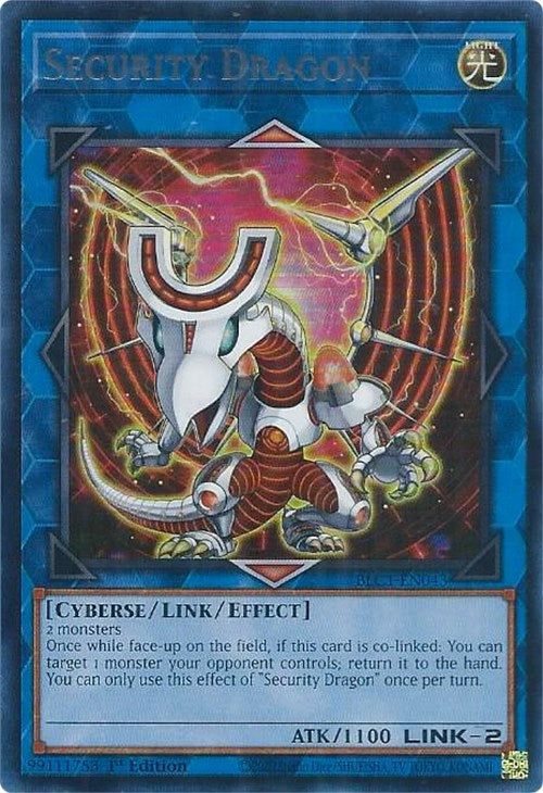 Security Dragon (Silver) [BLC1-EN043] Ultra Rare | Tables and Towers