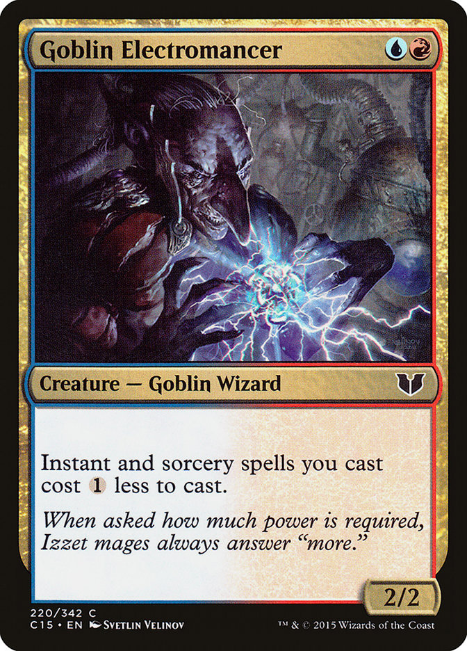 Goblin Electromancer [Commander 2015] | Tables and Towers