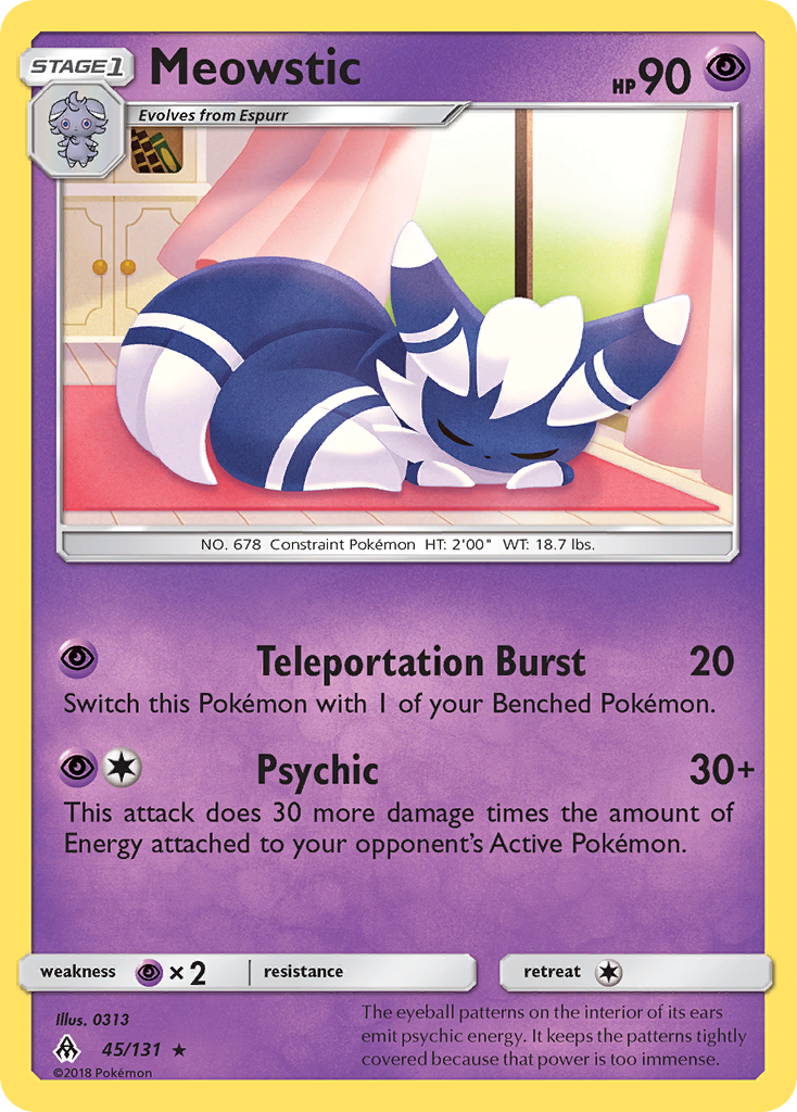 Meowstic (45/131) [Sun & Moon: Forbidden Light] | Tables and Towers