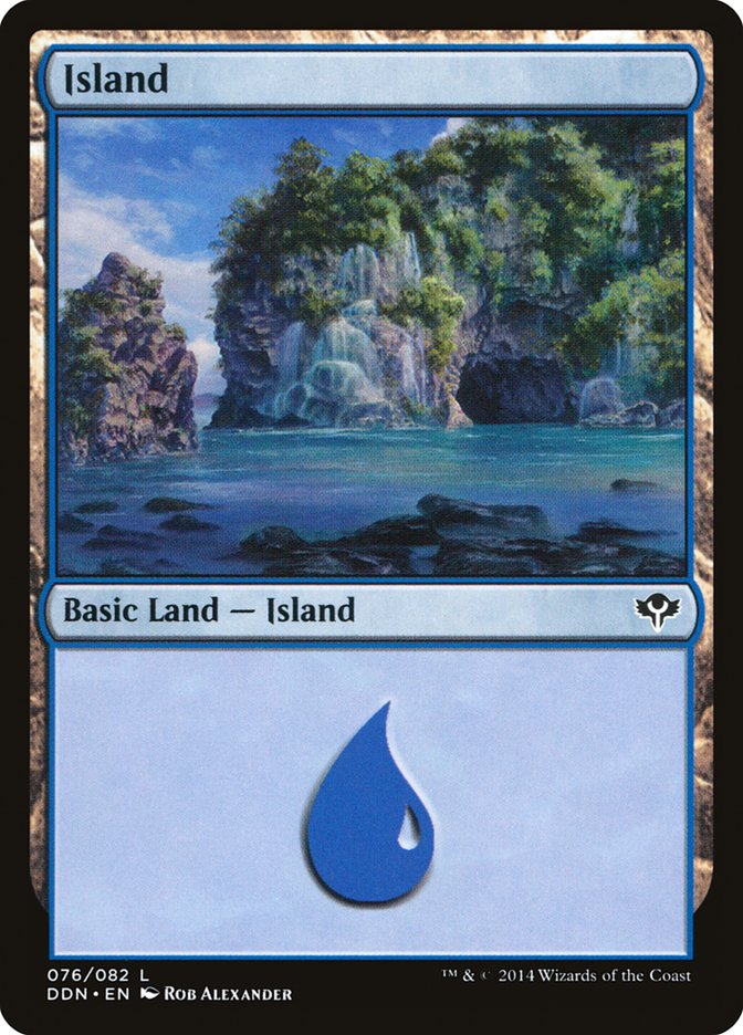 Island (76) [Duel Decks: Speed vs. Cunning] | Tables and Towers