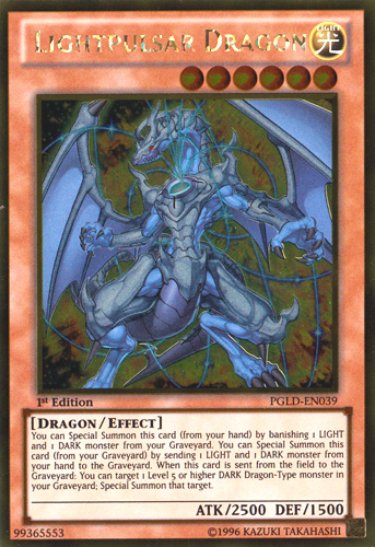 Lightpulsar Dragon [PGLD-EN039] Gold Rare | Tables and Towers