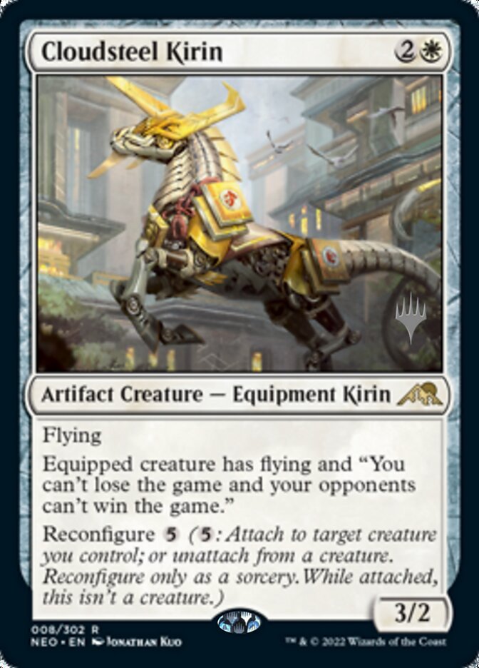 Cloudsteel Kirin (Promo Pack) [Kamigawa: Neon Dynasty Promos] | Tables and Towers