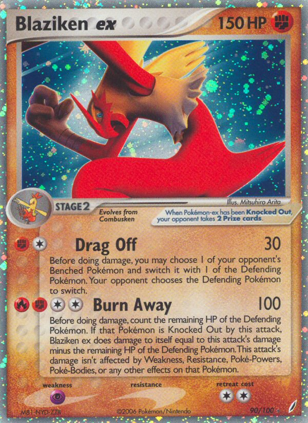 Blaziken ex (90/100) [EX: Crystal Guardians] | Tables and Towers