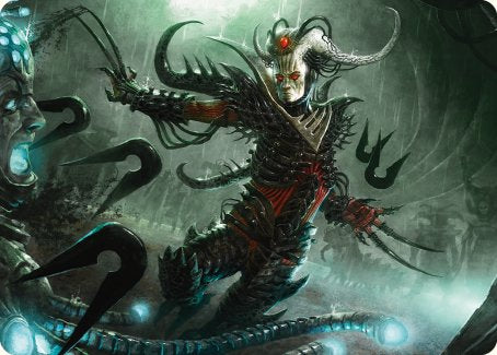 Vraan, Executioner Thane Art Card [Phyrexia: All Will Be One Art Series] | Tables and Towers