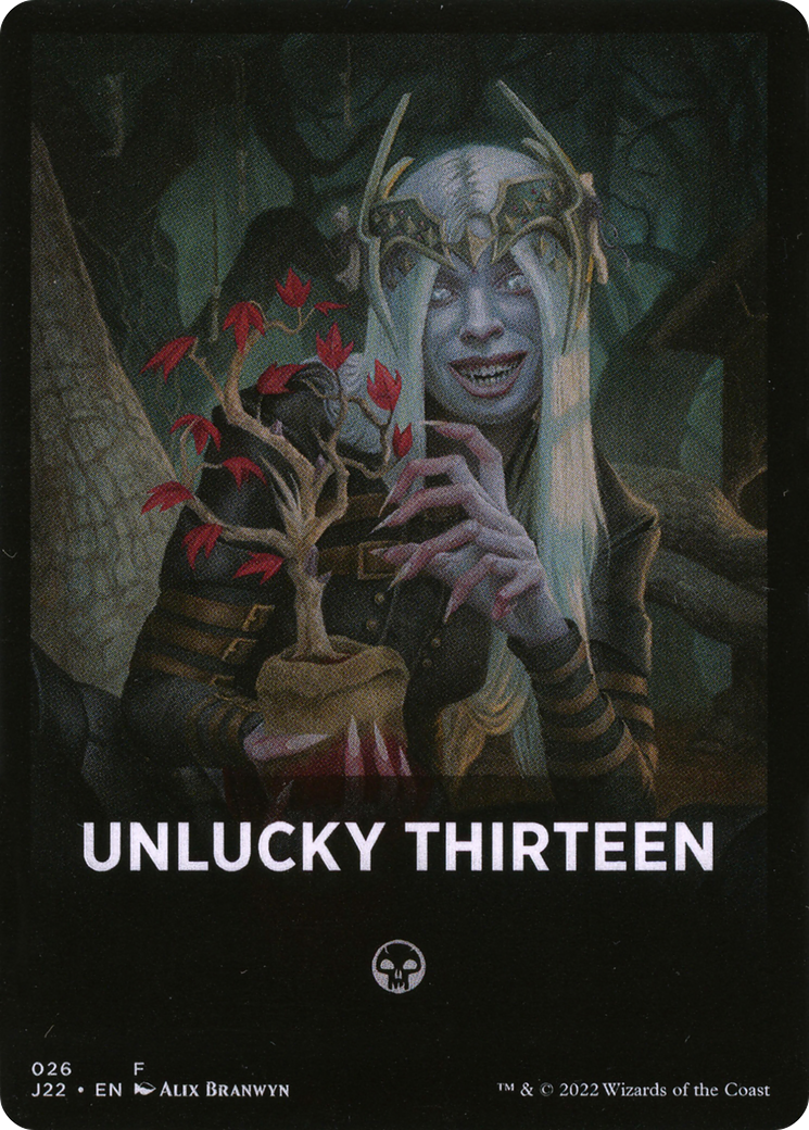 Unlucky Thirteen Theme Card [Jumpstart 2022 Front Cards] | Tables and Towers