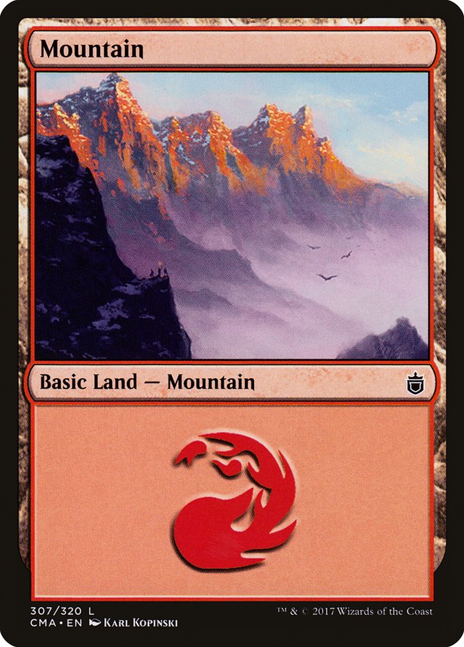 Mountain (307) [Commander Anthology] | Tables and Towers