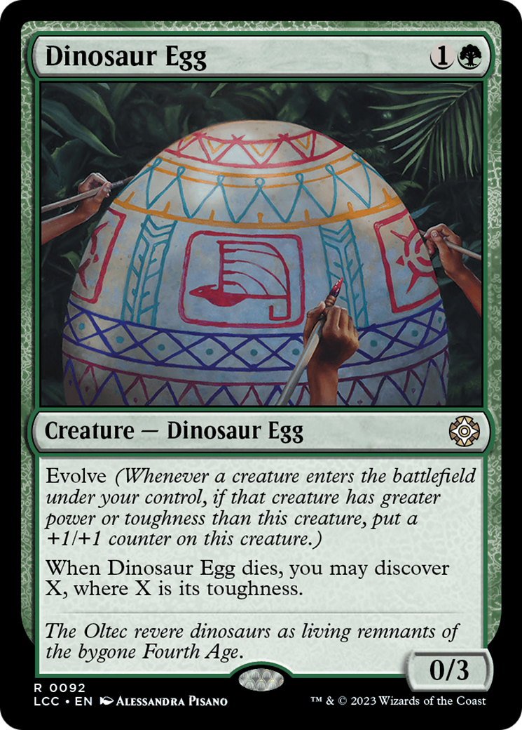 Dinosaur Egg [The Lost Caverns of Ixalan Commander] | Tables and Towers