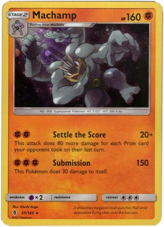 Machamp (65/145) (Cosmos Holo) [Sun & Moon: Guardians Rising] | Tables and Towers