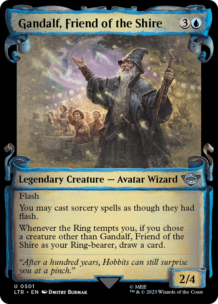 Gandalf, Friend of the Shire [The Lord of the Rings: Tales of Middle-Earth Showcase Scrolls] | Tables and Towers