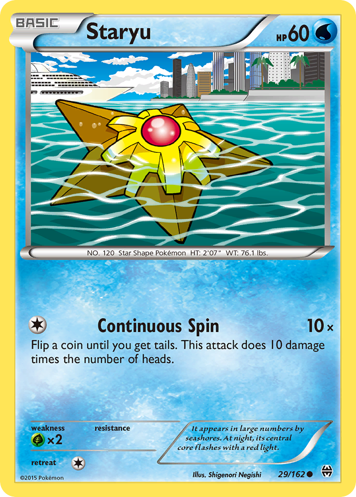 Staryu (29/162) [XY: BREAKthrough] | Tables and Towers