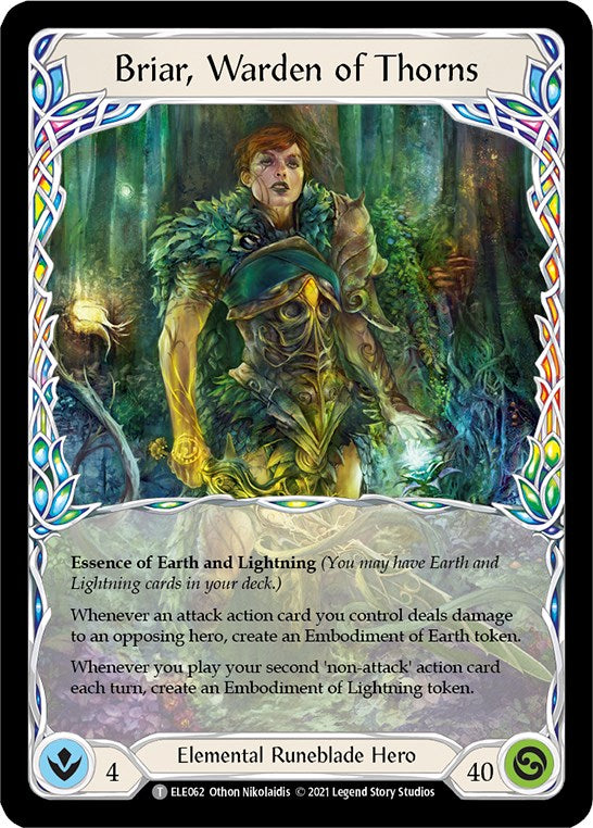 Briar, Warden of Thorns // Briar [ELE062 // ELE063] (Tales of Aria Unlimited) | Tables and Towers