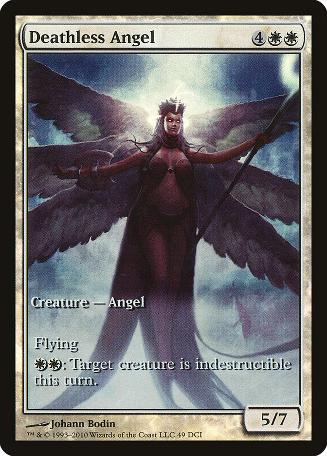 Deathless Angel (Game Day) (Extended Art) [Rise of the Eldrazi Promos] | Tables and Towers