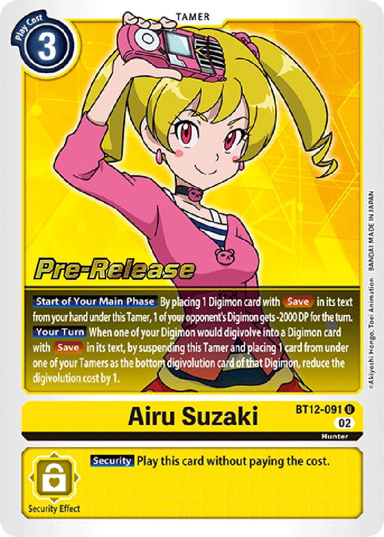 Airu Suzaki [BT12-091] [Across Time Pre-Release Cards] | Tables and Towers