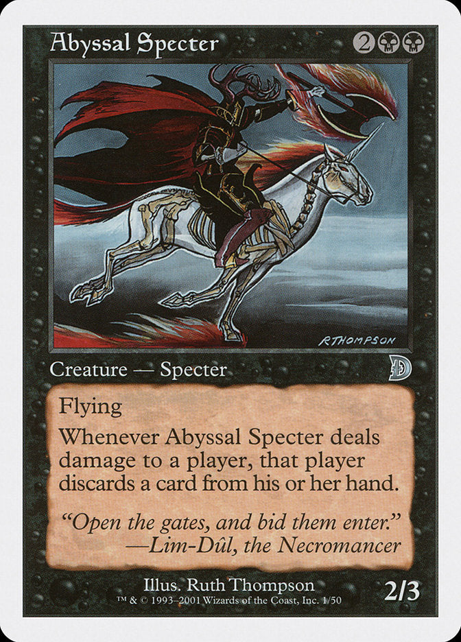 Abyssal Specter [Deckmasters] | Tables and Towers