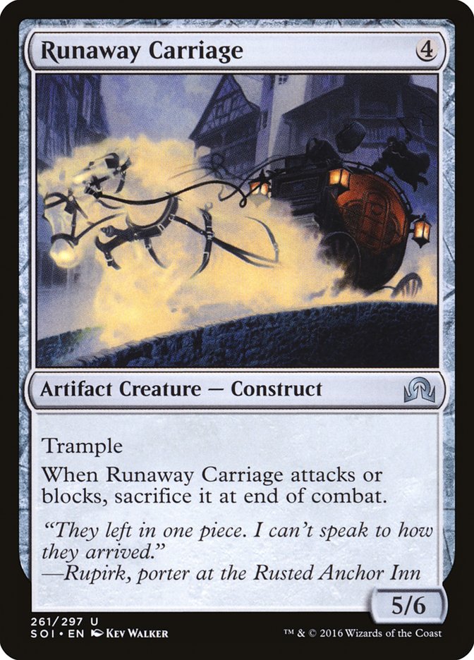 Runaway Carriage [Shadows over Innistrad] | Tables and Towers