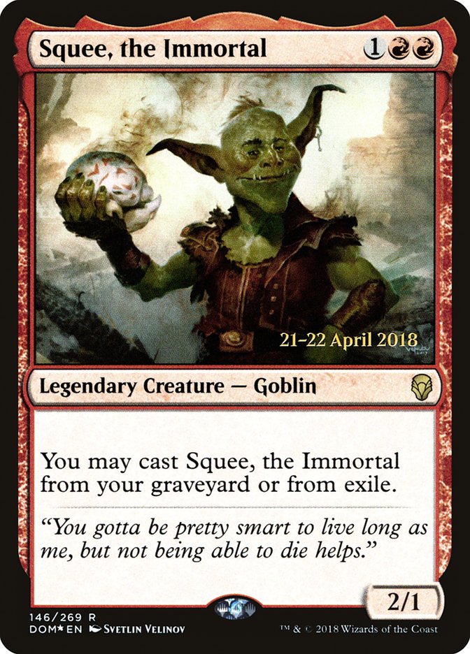 Squee, the Immortal [Dominaria Prerelease Promos] | Tables and Towers