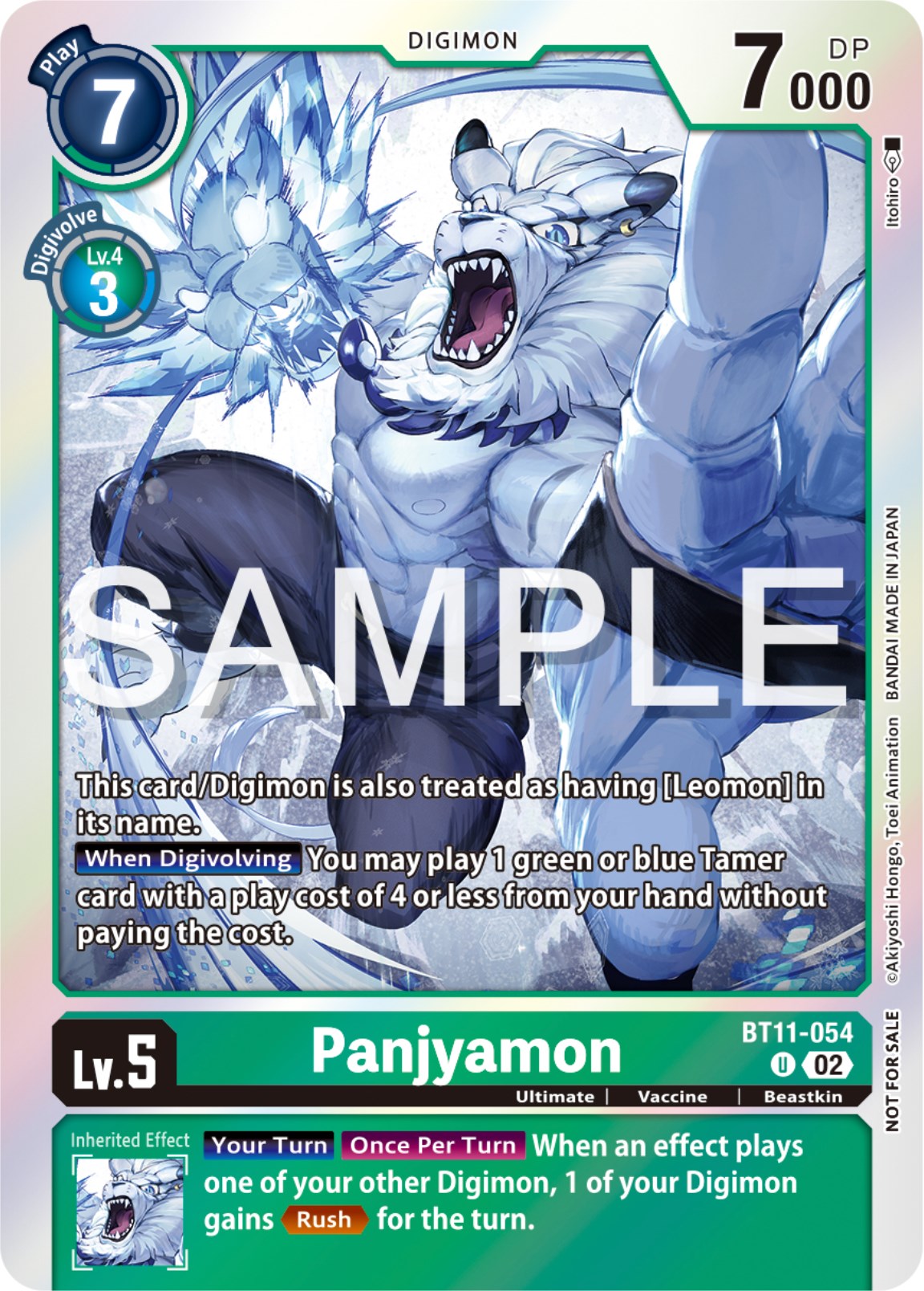 Panjyamon [BT11-054] (Event Pack 6) [Dimensional Phase Promos] | Tables and Towers