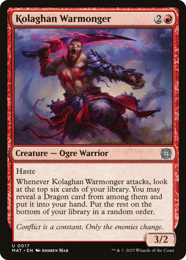 Kolaghan Warmonger [March of the Machine: The Aftermath] | Tables and Towers