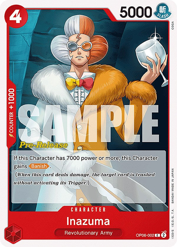 Inazuma [Wings of the Captain Pre-Release Cards] | Tables and Towers