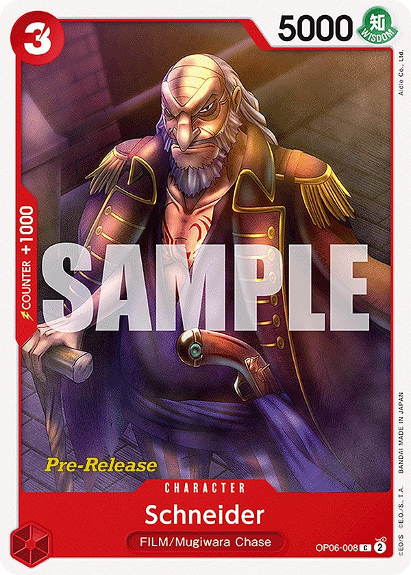 Schneider [Wings of the Captain Pre-Release Cards] | Tables and Towers