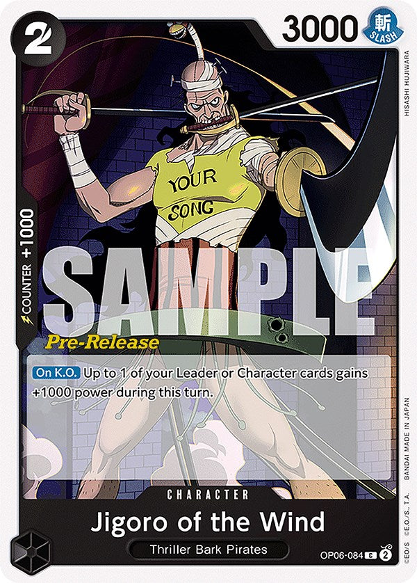 Jigoro of the Wind [Wings of the Captain Pre-Release Cards] | Tables and Towers