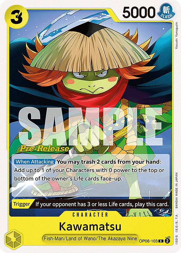 Kawamatsu [Wings of the Captain Pre-Release Cards] | Tables and Towers