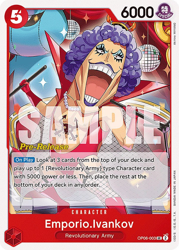 Emporio.Ivankov [Wings of the Captain Pre-Release Cards] | Tables and Towers