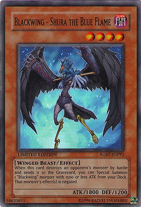 Blackwing - Shura the Blue Flame [RGBT-ENPP2] Super Rare | Tables and Towers