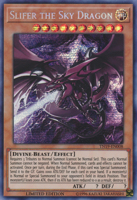 Slifer the Sky Dragon [TN19-EN008] Prismatic Secret Rare | Tables and Towers