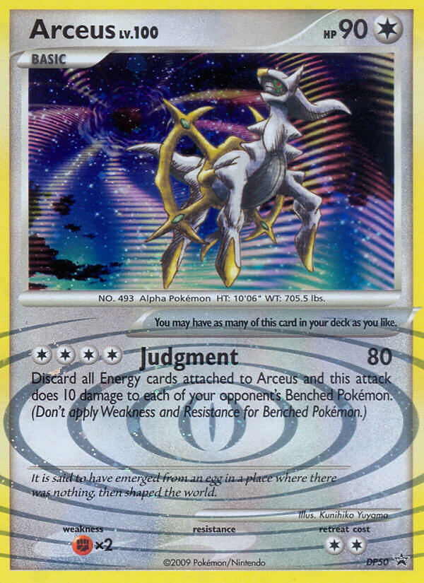 Arceus (DP50) [Diamond & Pearl: Black Star Promos] | Tables and Towers