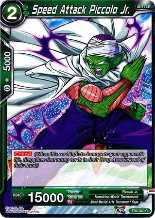 Speed Attack Piccolo Jr. (TB2-040) [World Martial Arts Tournament] | Tables and Towers