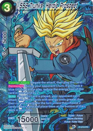 SS2 Trunks, Heroic Prospect (P-219) [Collector's Selection Vol. 2] | Tables and Towers