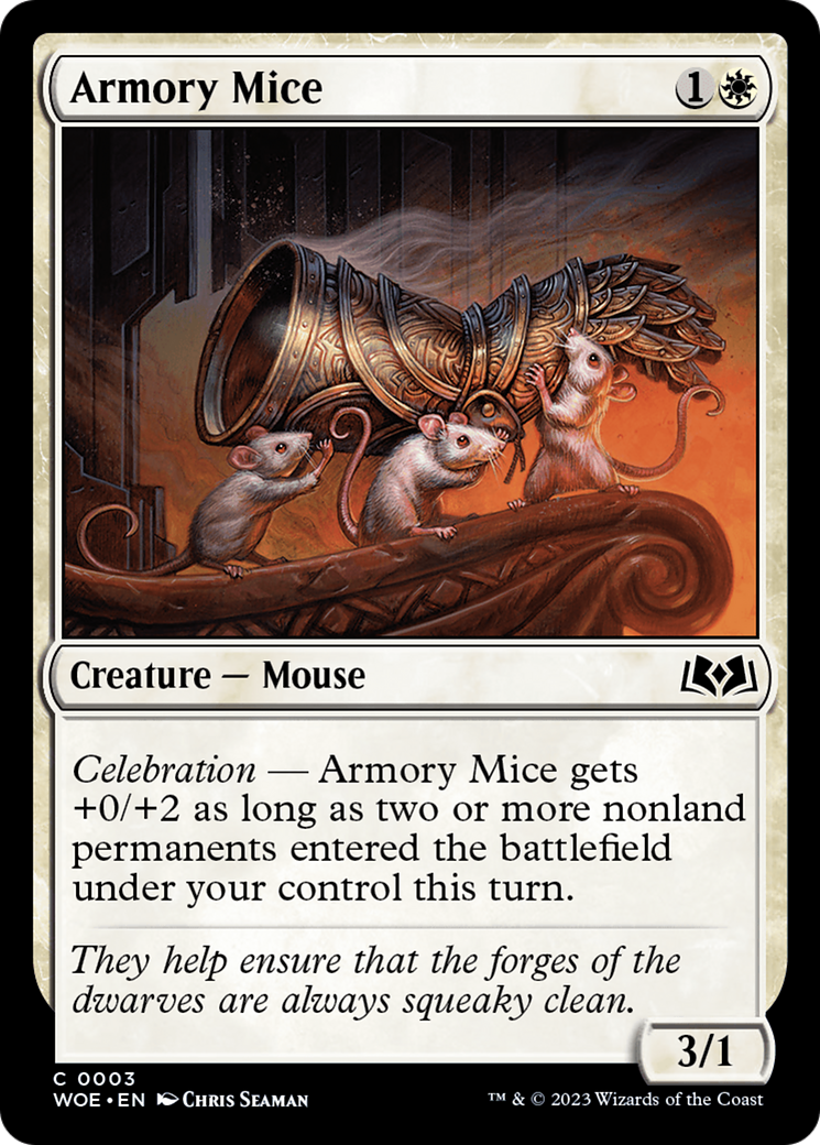 Armory Mice [Wilds of Eldraine] | Tables and Towers