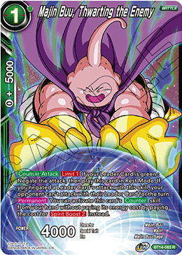 Majin Buu, Thwarting the Enemy (BT14-083) [Cross Spirits] | Tables and Towers