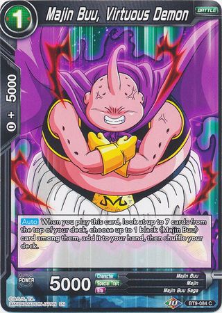 Majin Buu, Virtuous Demon (BT9-084) [Universal Onslaught] | Tables and Towers