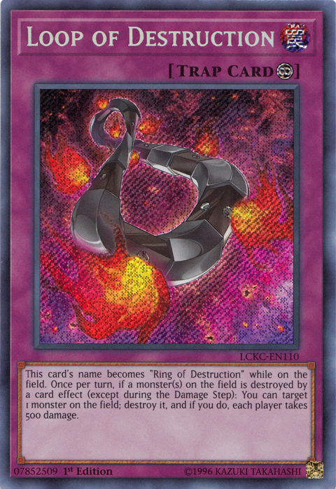 Loop of Destruction [LCKC-EN110] Secret Rare | Tables and Towers