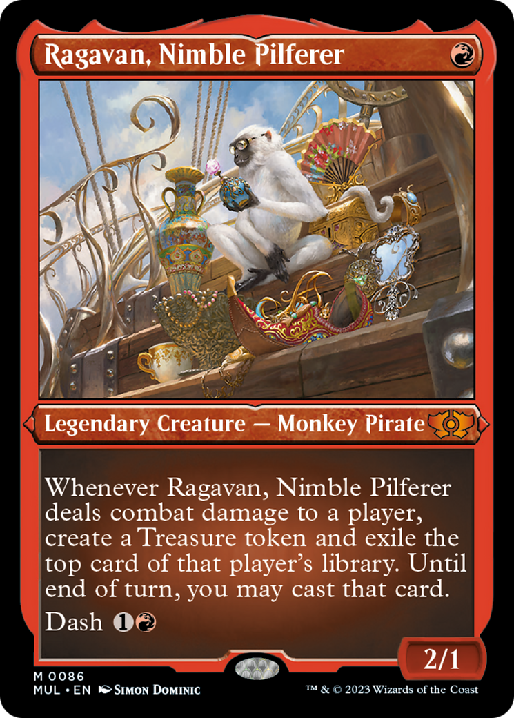 Ragavan, Nimble Pilferer (Foil Etched) [Multiverse Legends] | Tables and Towers