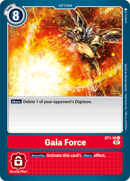 Gaia Force [ST1-16] (Alternative Art) [Starter Deck: Gallantmon] | Tables and Towers