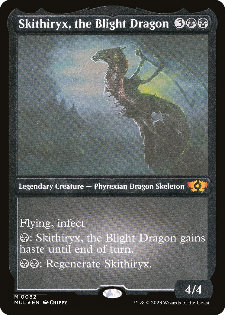 Skithiryx, the Blight Dragon (Foil Etched) [Multiverse Legends] | Tables and Towers