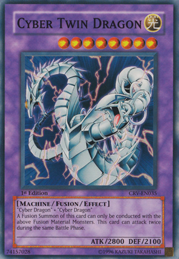 Cyber Twin Dragon [CRV-EN035] Super Rare | Tables and Towers