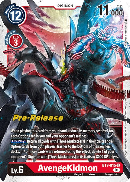 AvengeKidmon [BT7-015] [Next Adventure Pre-Release Cards] | Tables and Towers