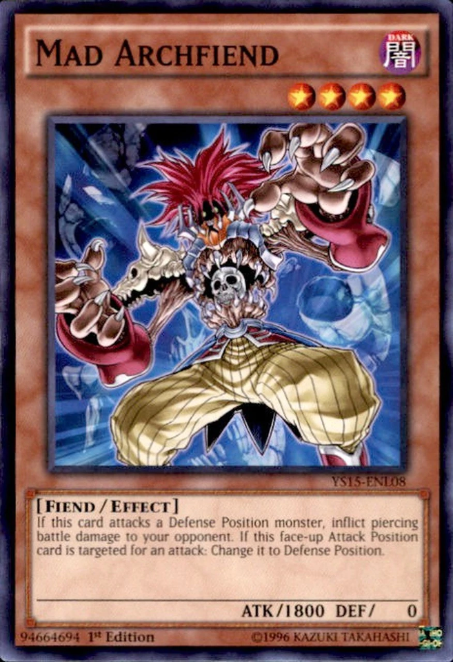 Mad Archfiend [YS15-ENL08] Common | Tables and Towers