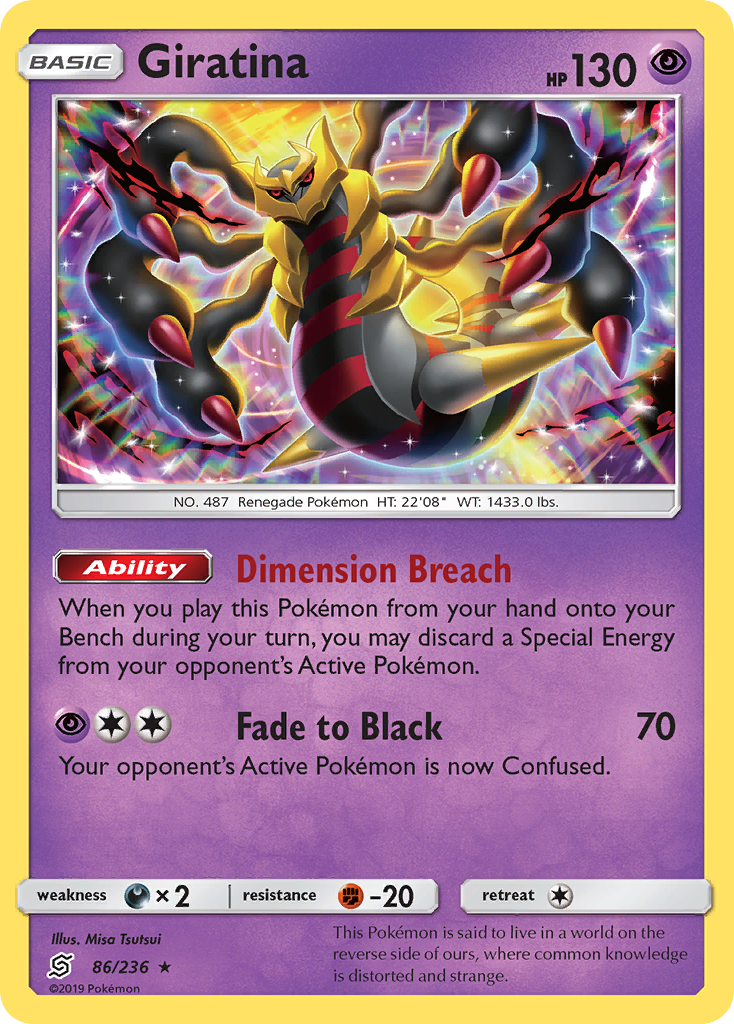 Giratina (86/236) [Sun & Moon: Unified Minds] | Tables and Towers